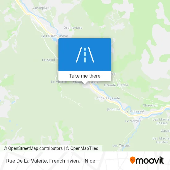 Rue De La Valeïte map