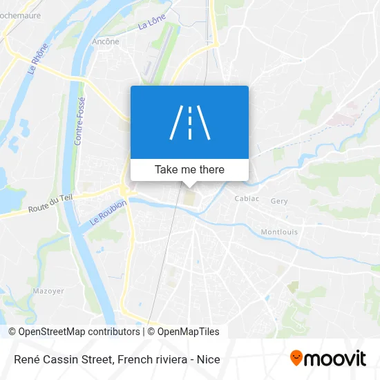 Rue René Cassin map