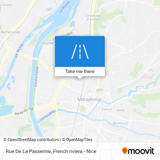 Rue De La Passerine map