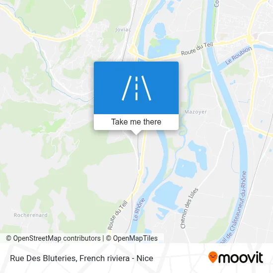 Rue Des Bluteries map