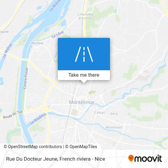 Rue Du Docteur Jeune map