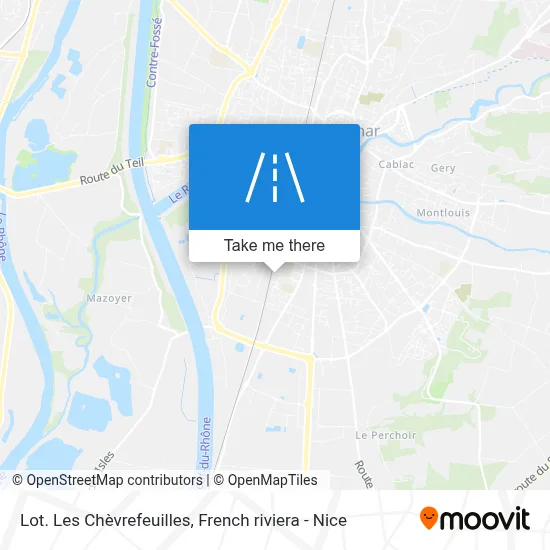 Lot. Les Chèvrefeuilles map