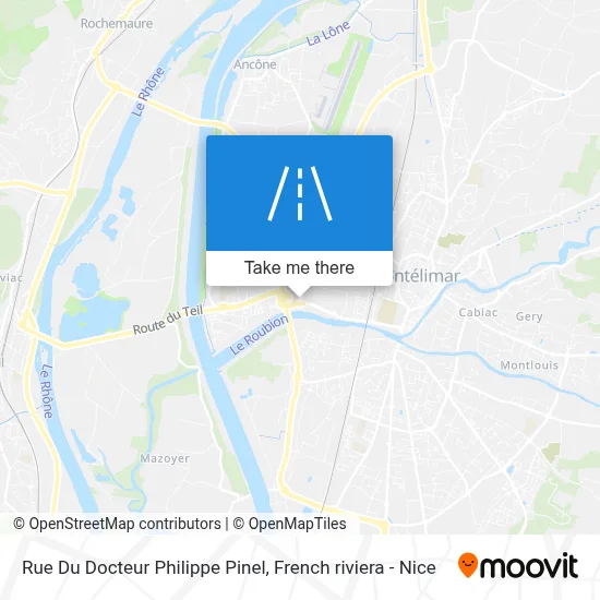 Rue Du Docteur Philippe Pinel map