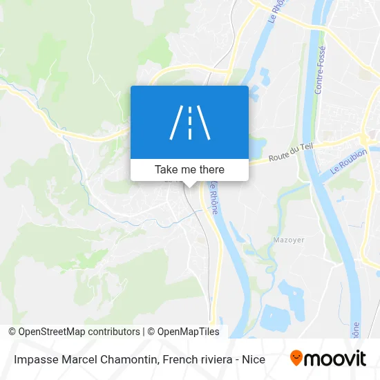 Impasse Marcel Chamontin map