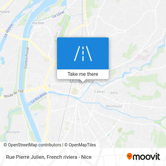 Mapa Rue Pierre Julien