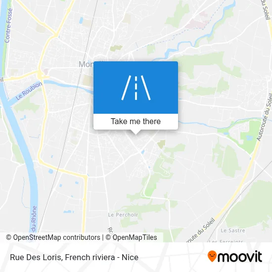 Rue Des Loris map