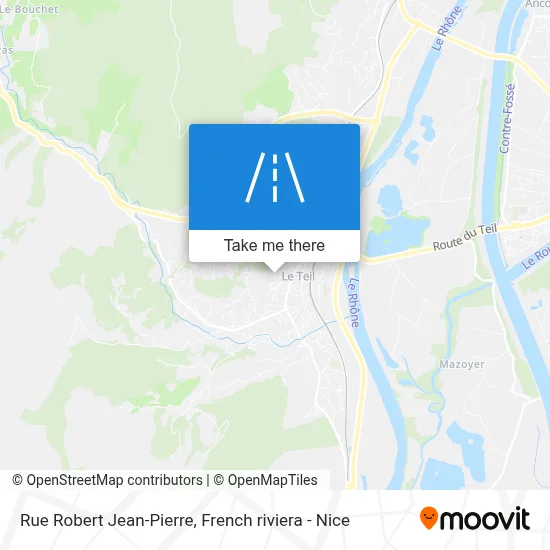 Rue Robert Jean-Pierre map