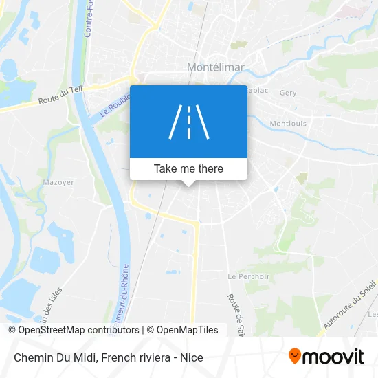 Chemin Du Midi map