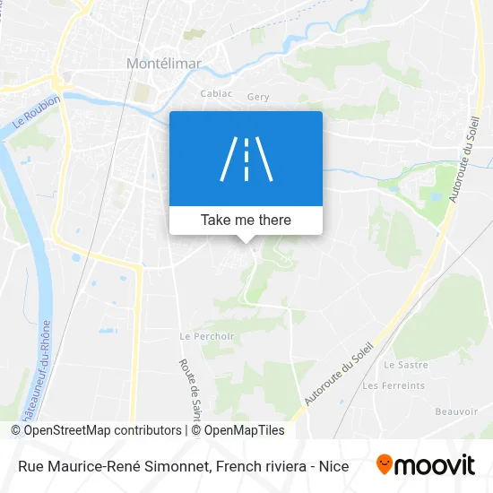 Rue Maurice-René Simonnet map