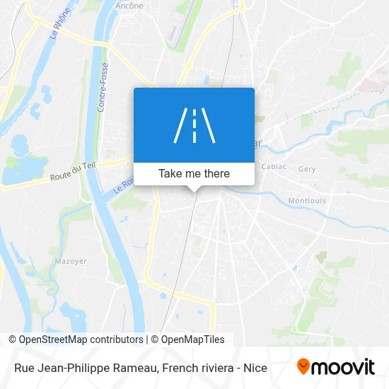Rue Jean-Philippe Rameau map