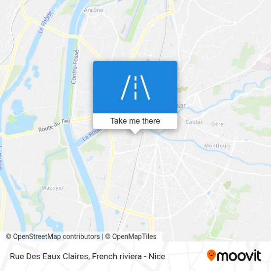 Rue Des Eaux Claires map