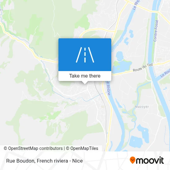 Rue Boudon map