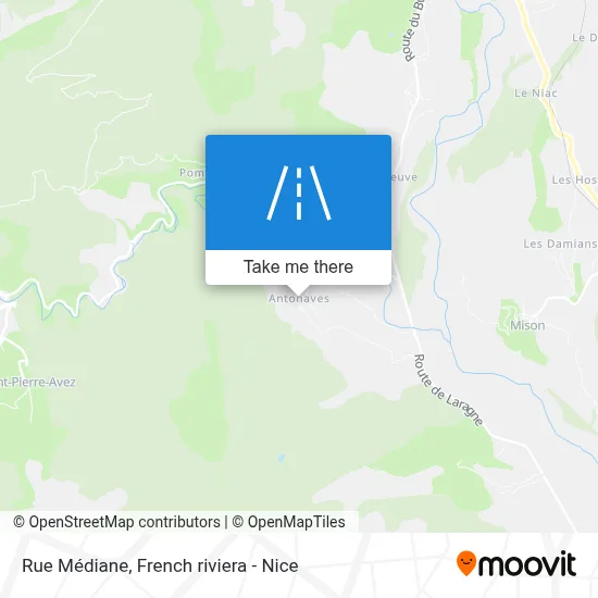 Rue Médiane map