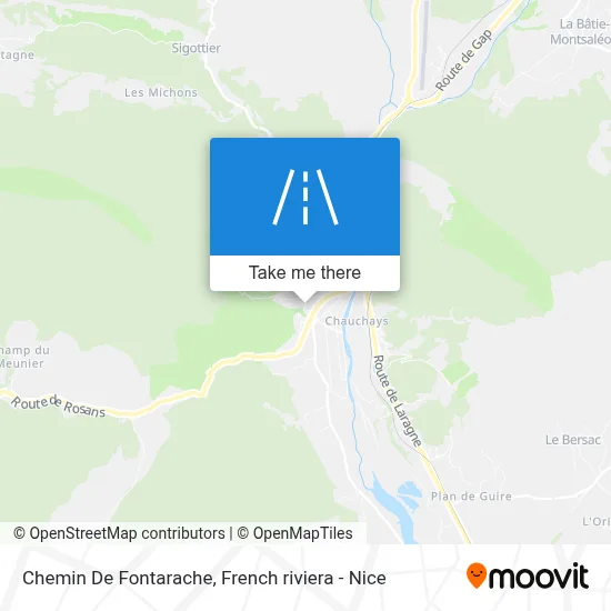 Chemin De Fontarache map