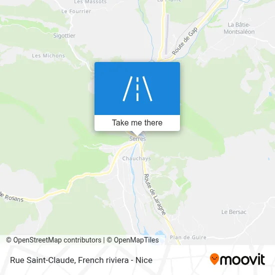 Mapa Rue Saint-Claude