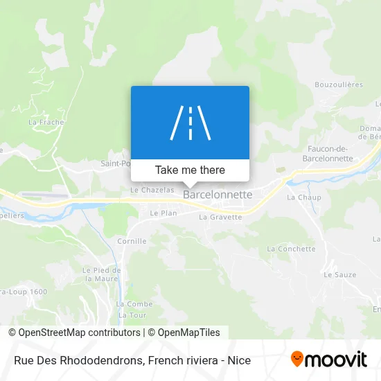 Rue Des Rhododendrons map