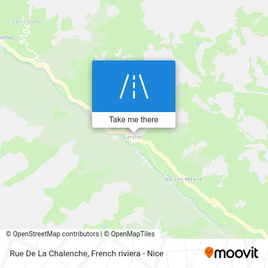 Rue De La Chalenche map