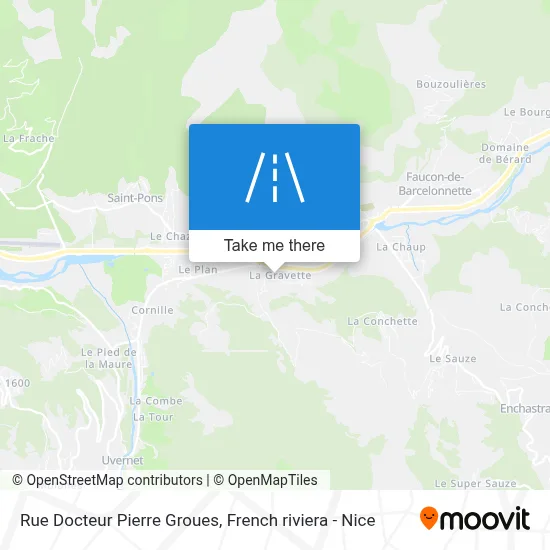 Mapa Rue Docteur Pierre Groues