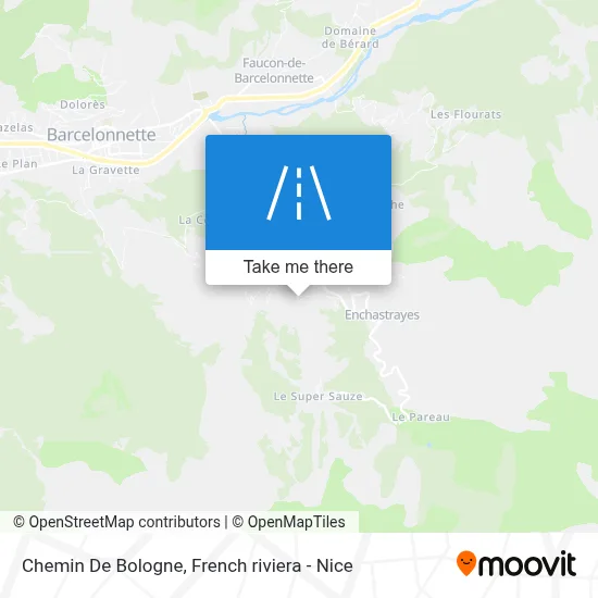 Chemin De Bologne map