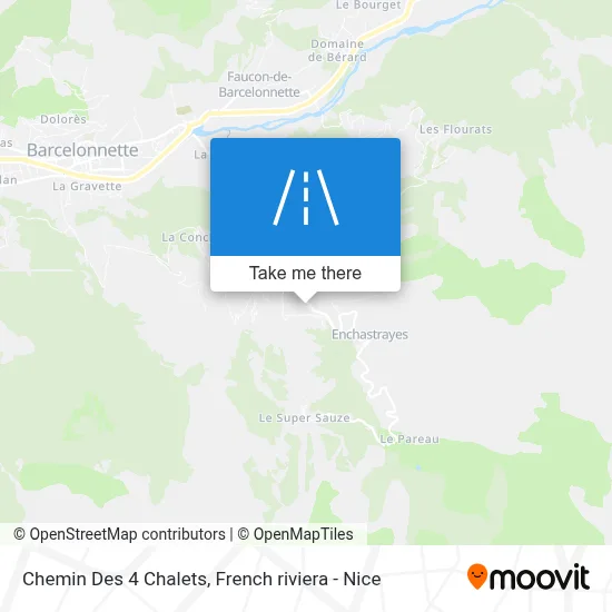 Chemin Des 4 Chalets map