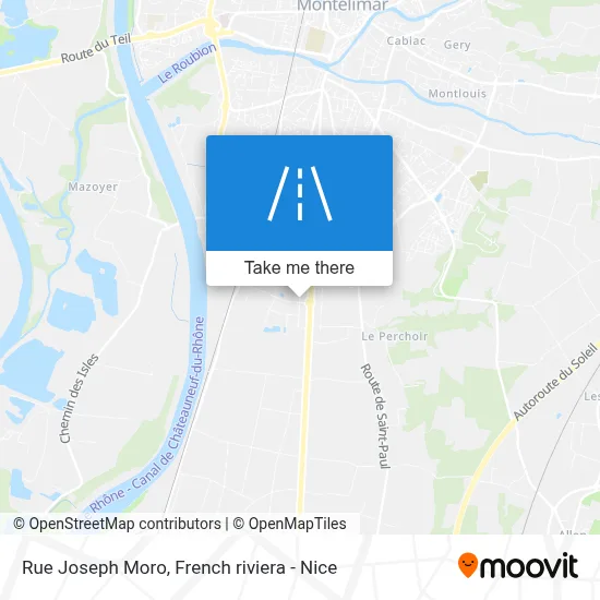 Rue Joseph Moro map