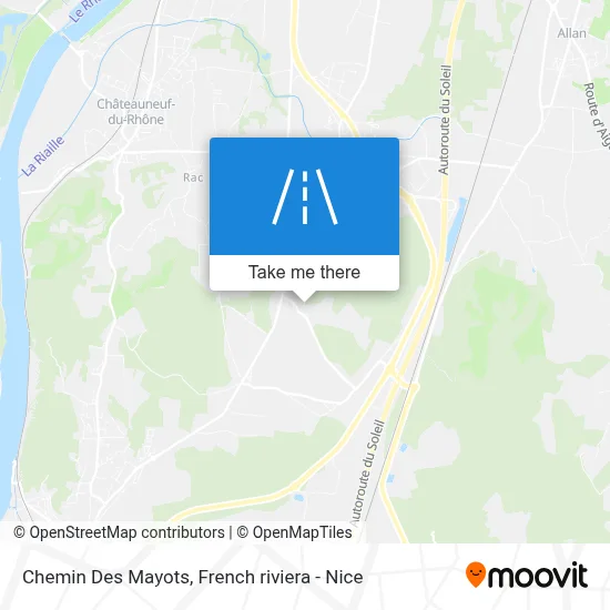 Chemin Des Mayots map