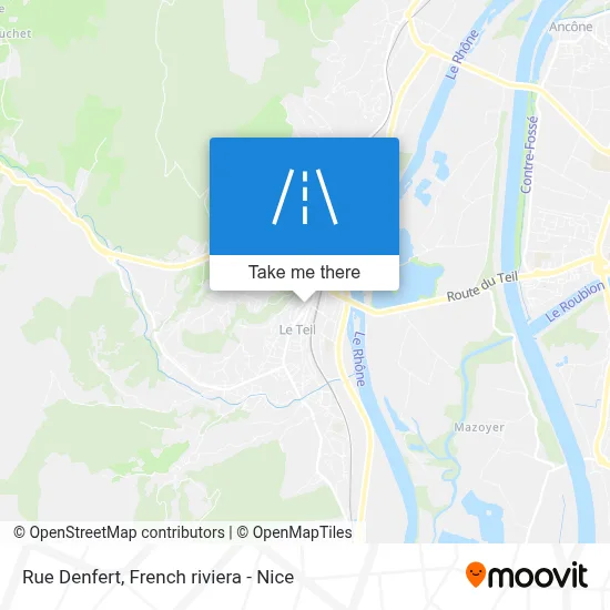 Rue Denfert map