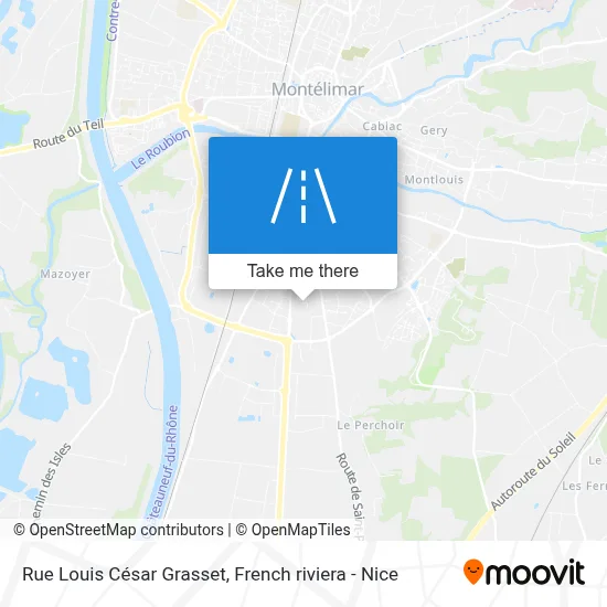 Rue Louis César Grasset map