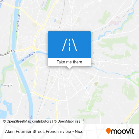 Rue Alain Fournier map