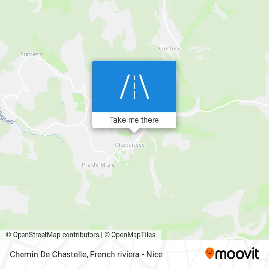 Chemin De Chastelle map