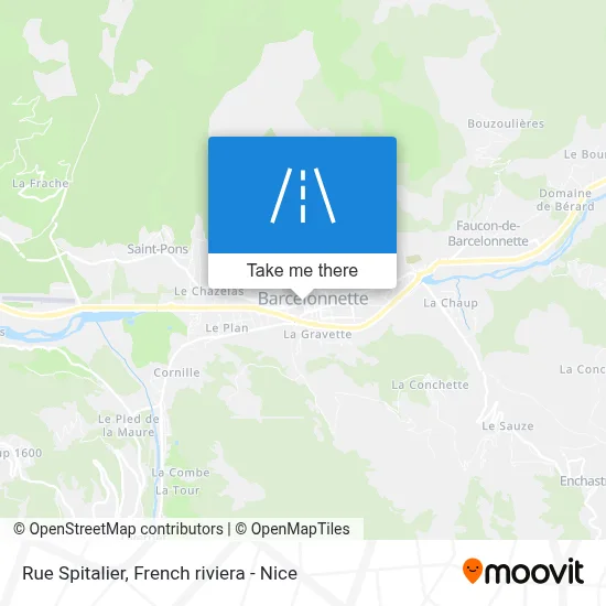 Mapa Rue Spitalier