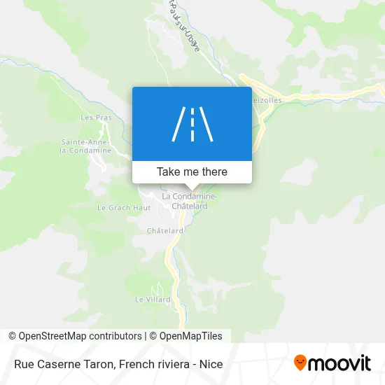 Rue Caserne Taron map