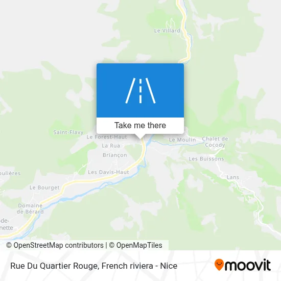 Rue Du Quartier Rouge map