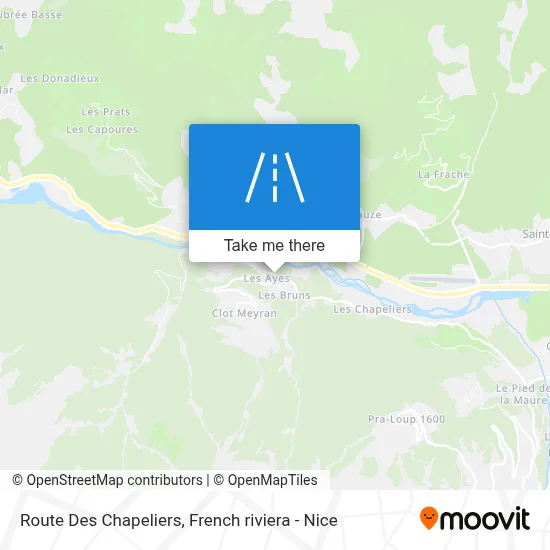 Route Des Chapeliers map