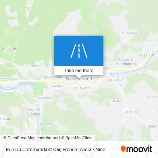 Rue Du Commandant Car map