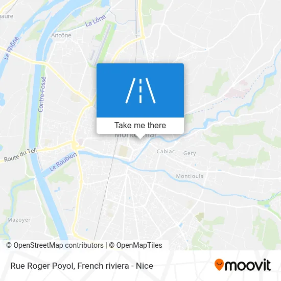 Rue Roger Poyol map