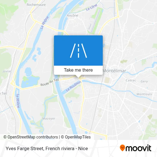 Mapa Rue Yves Farge
