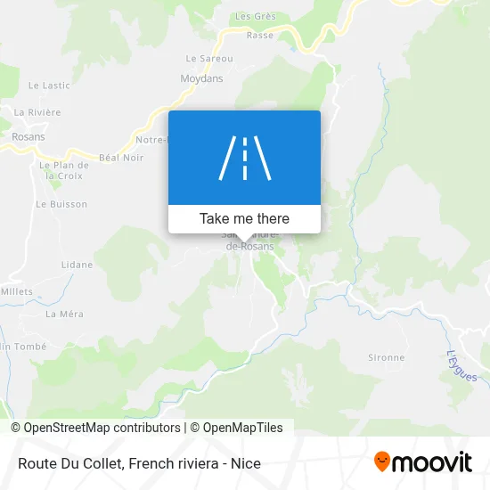Route Du Collet map