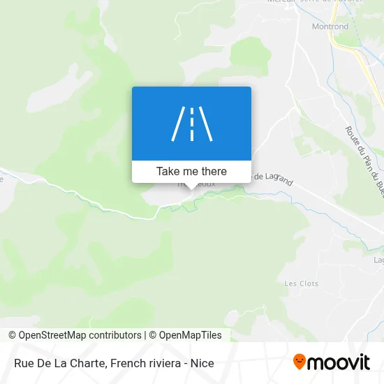 Rue De La Charte map