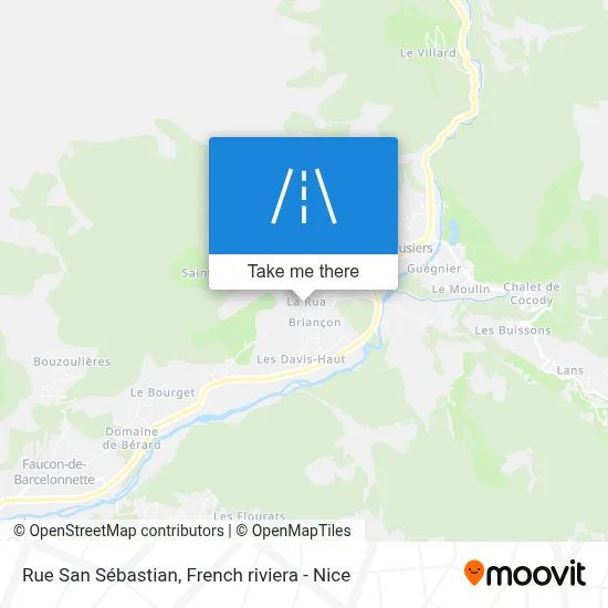 Rue San Sébastian map
