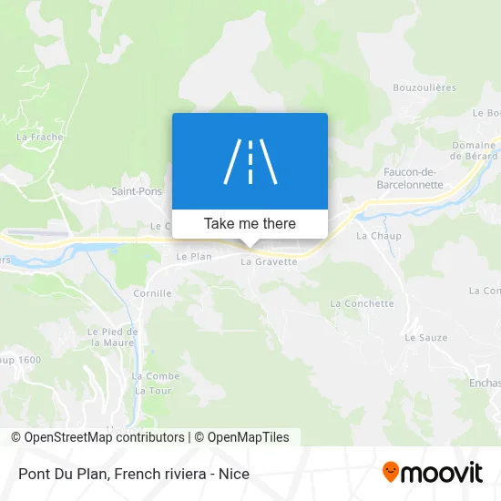Pont Du Plan map