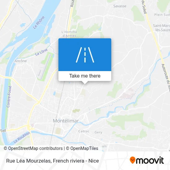 Rue Léa Mourzelas map