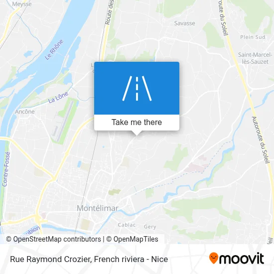Rue Raymond Crozier map