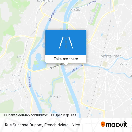 Rue Suzanne Dupont map