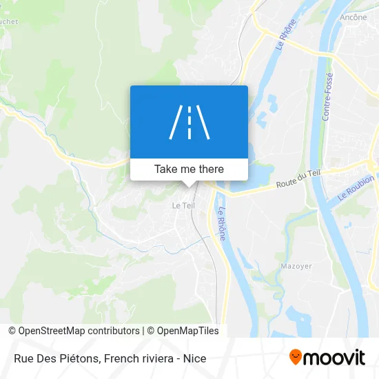 Rue Des Piétons map