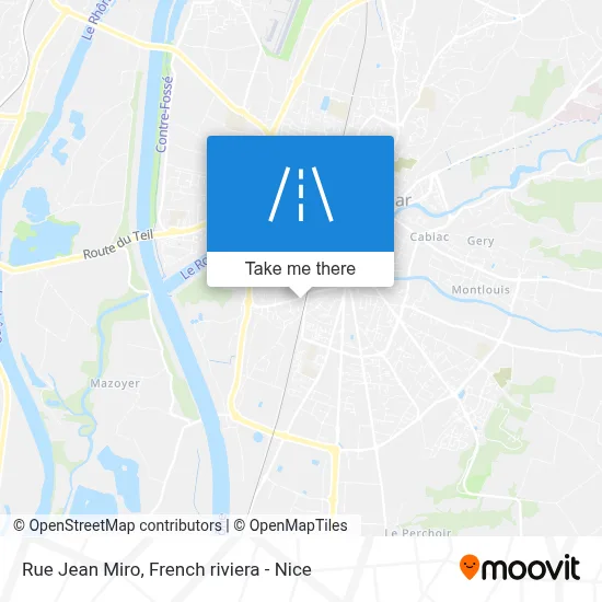 Rue Jean Miro map