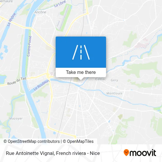 Rue Antoinette Vignal map