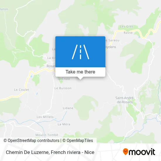 Chemin De Luzerne map