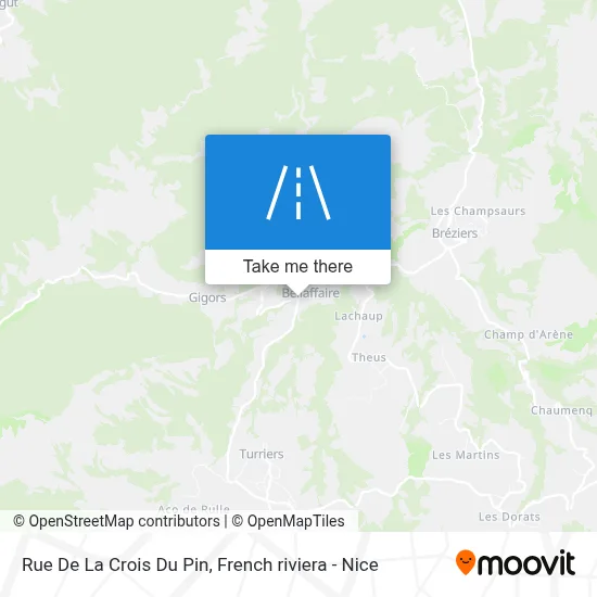 Mapa Rue De La Crois Du Pin