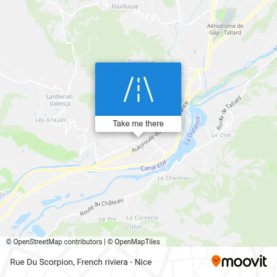 Mapa Rue Du Scorpion